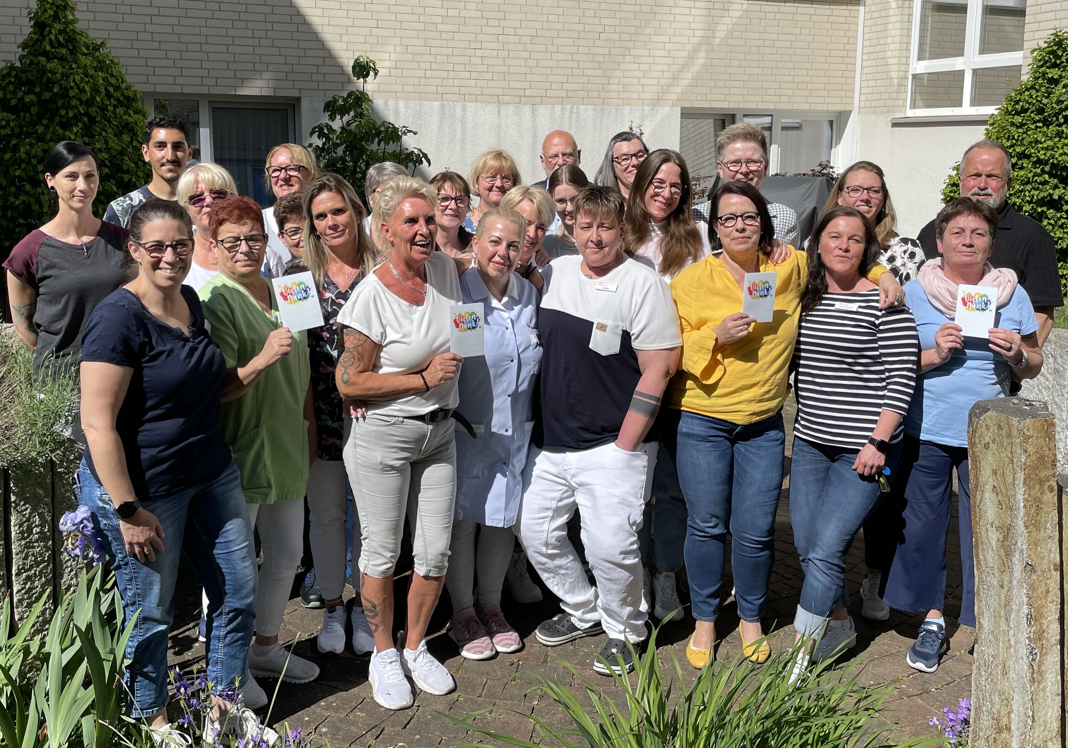 Mitarbeitende Seniorenzentrum Abendfrieden am Tag der Pflege 2025
