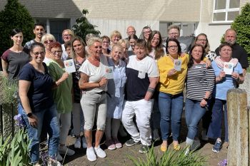 Mitarbeitende Seniorenzentrum Abendfrieden am Tag der Pflege 2025